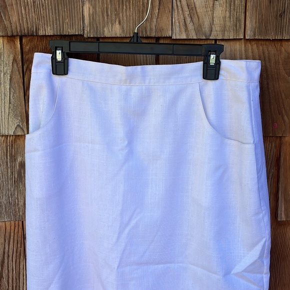 Vintage White Cotton Skirt Size 30 - Picture 2 of 10